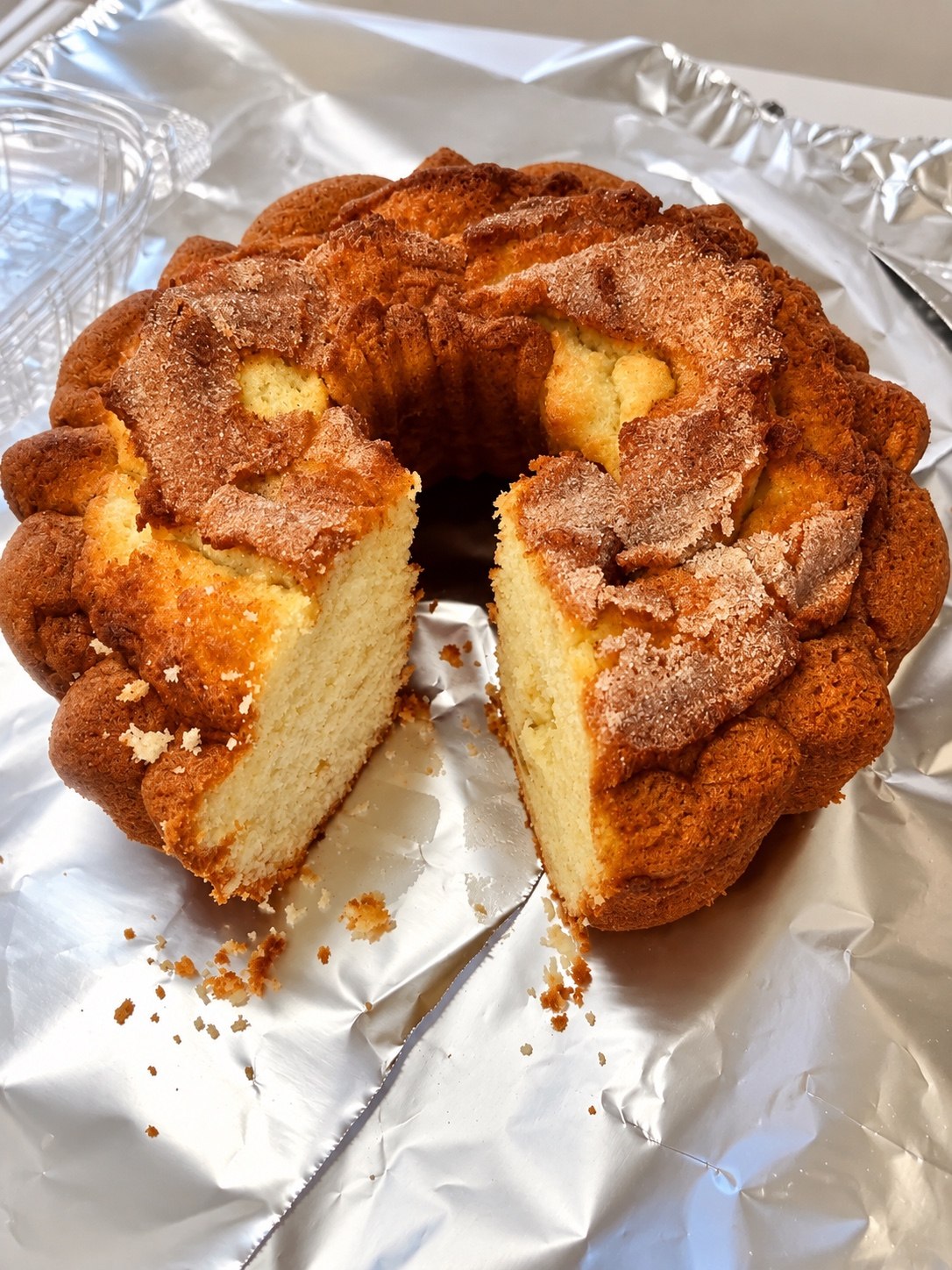 Homemade pound cake